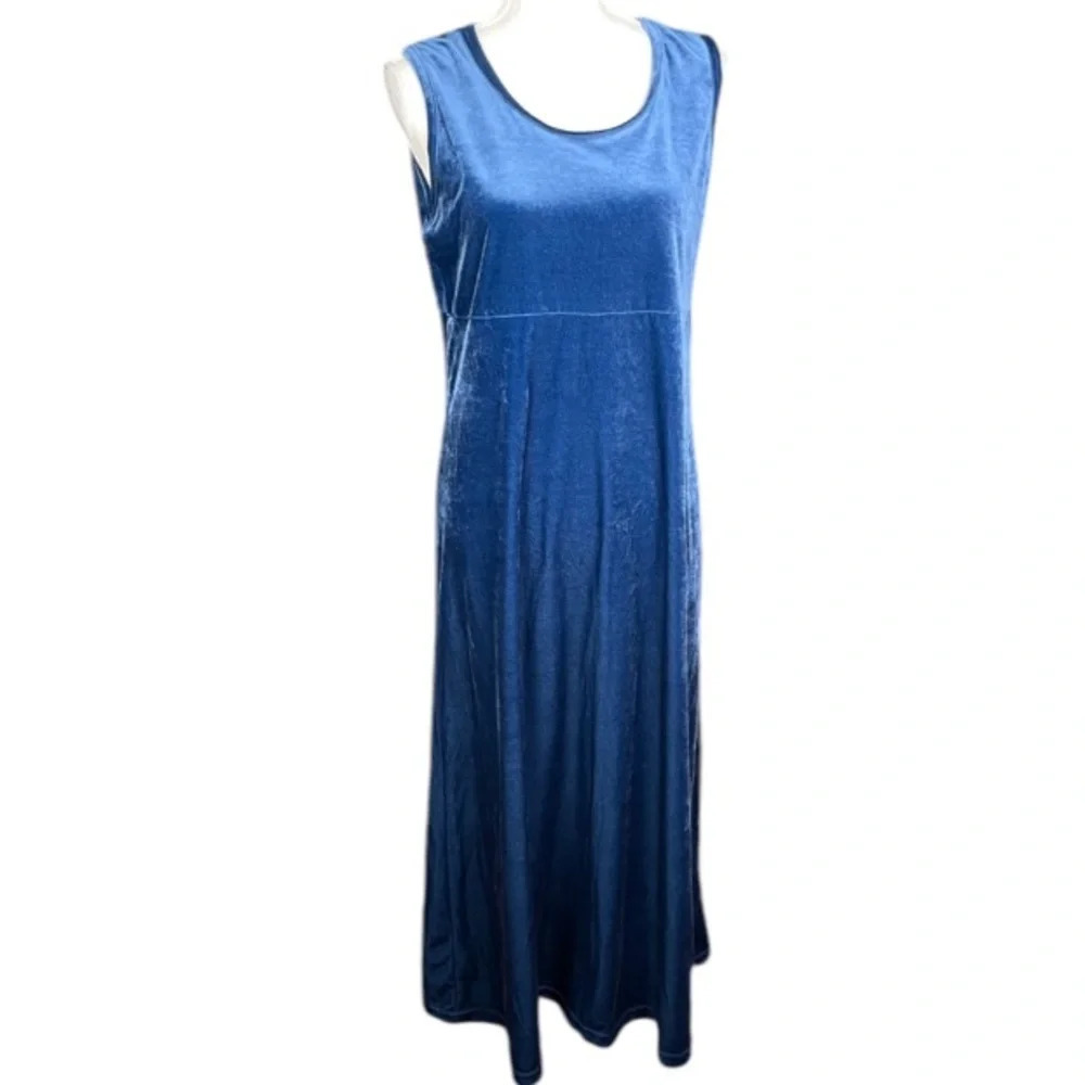 Diane VonFurstenberg Dress Womens Large Vintage Velvet Jewel Tone Classy Maxi